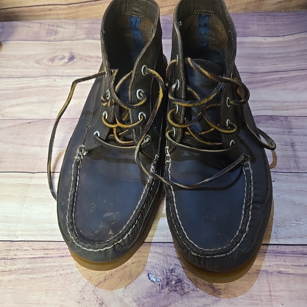 Sperry Dark Brown Leather Boots